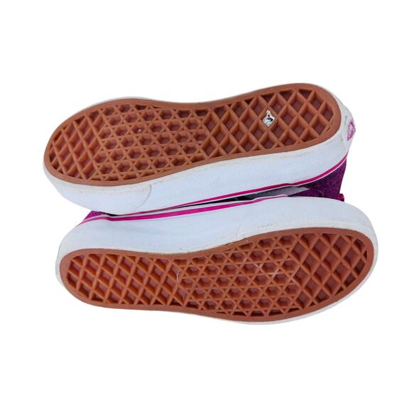 Vans Kids Sparkly Purple High-Top Boots - Picture 7 of 9